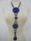 Triple X Necklace Blue