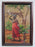 Maasai Woman with Baby Burlap Framed