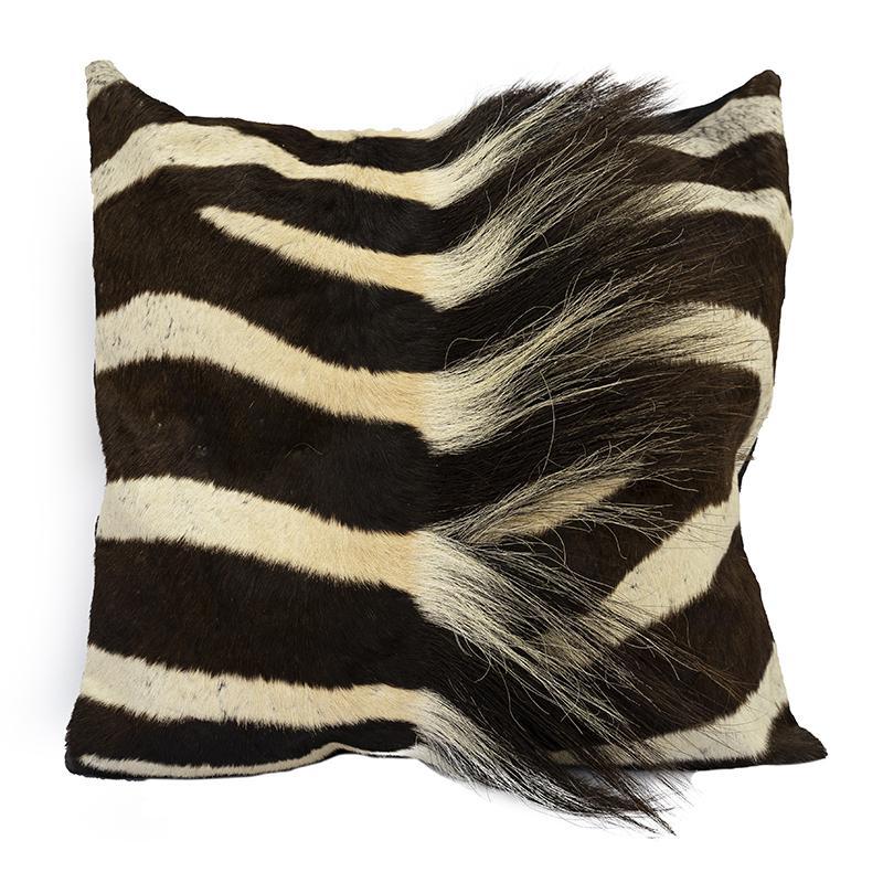 Zebra Skin Pillow 18 x 18 inches – Wildlife Etc