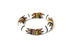 Zulu Beaded Disc Bangle Thick - Multiple colors