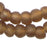 Large Recycled Glass Beads Strand | Brown