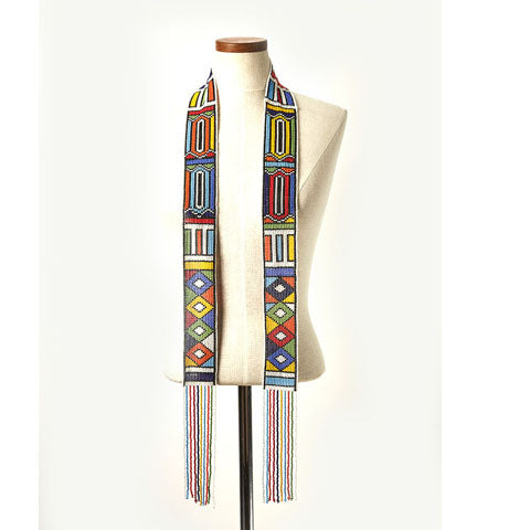 Kizuri Beaded Unisex Scarf 08 | Handmade in Tanzania  display picture 1