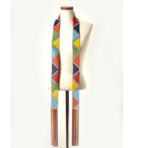 Koga Beaded Unisex Tie Scarf  | Handmade in Tanzania